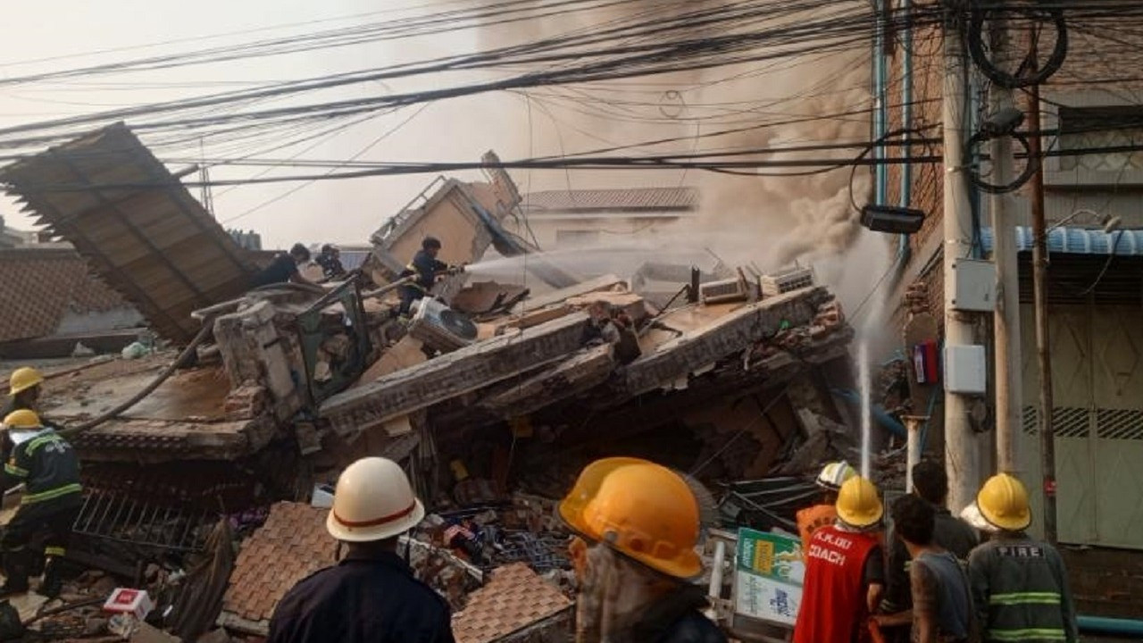 Bilanço ağırlaşıyor: Depremin vurduğu Mynmar’da ölü sayısı 1644 oldu
