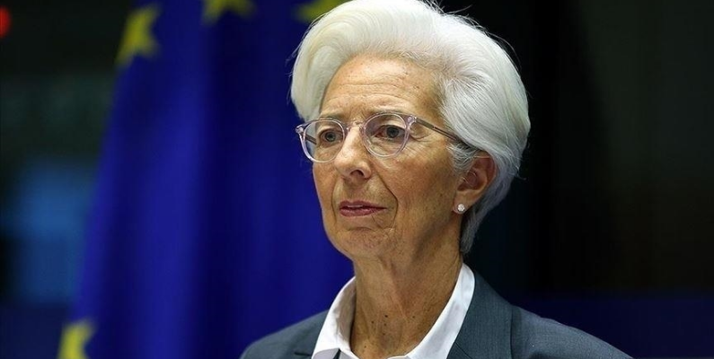ECB başkanı Lagarde, küresel ticaret krizinin sebep olduğu enflasyon riski hakkında açıklama yaptı