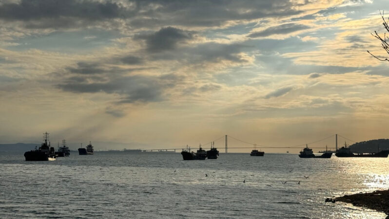 İzmit Körfezi’nde gemi yoğunluğu! 2025’te 1403 gemi giriş yaptı