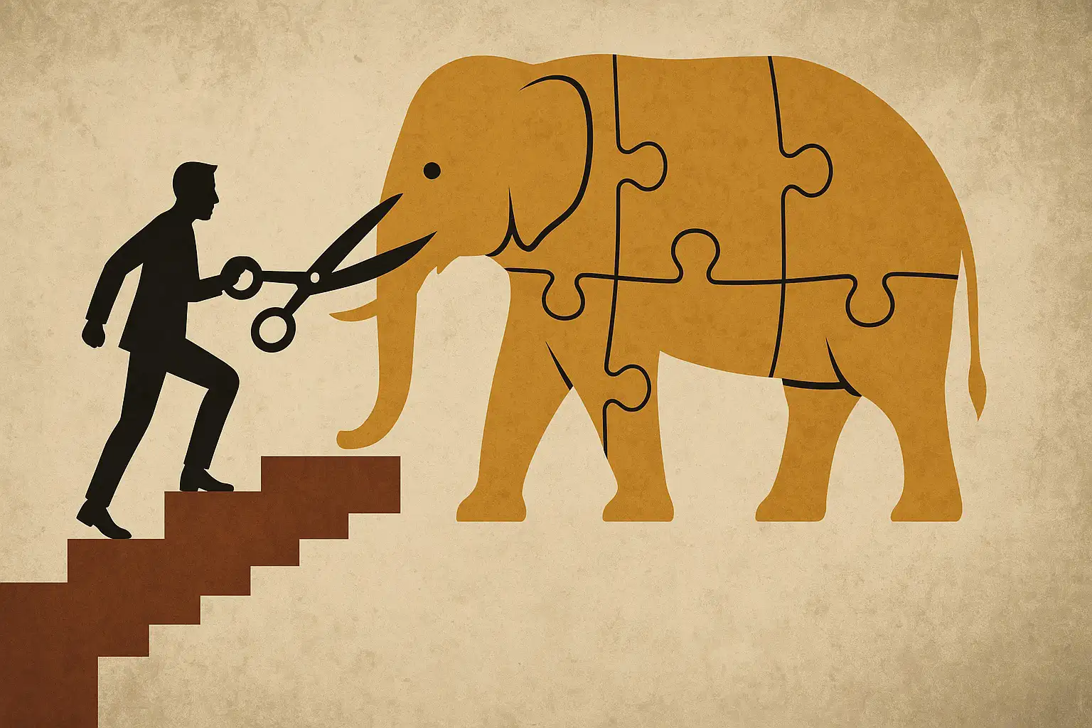 Fili bütün olarak değil parçalara ayırarak yemek