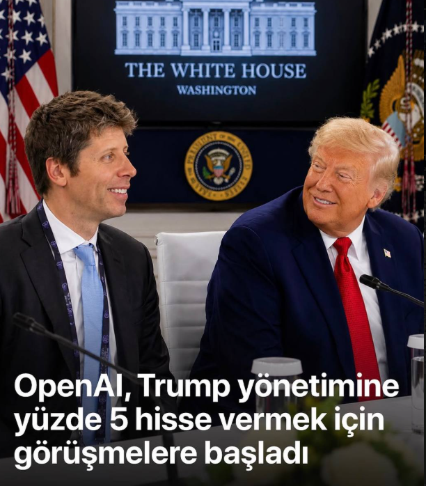 OpenAI, ABD Hükümetine Yüzde 5 Hisse Devri İçin Görüşmelere Başladı