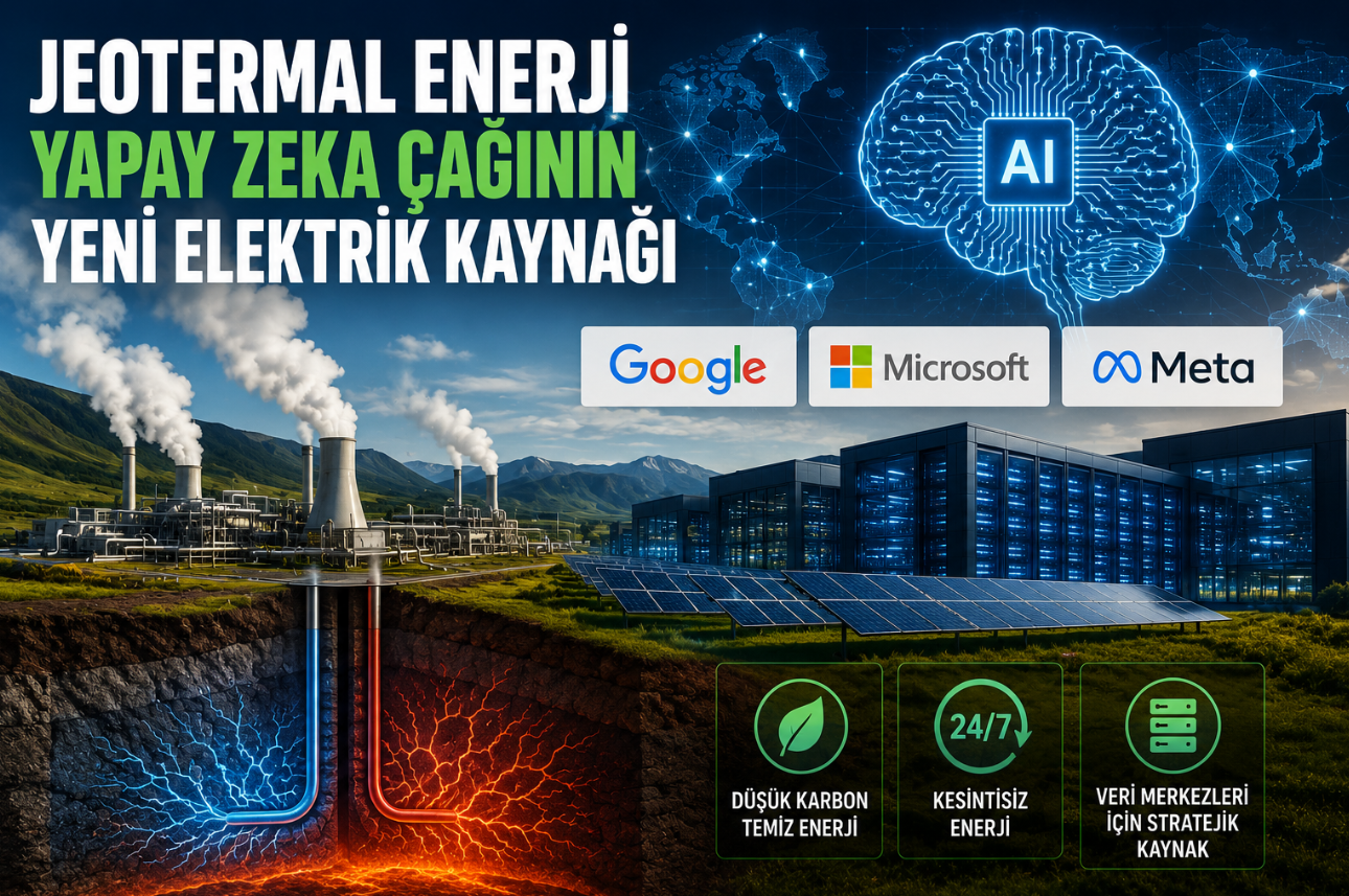 Jeotermal Enerji, Yapay Zeka Çağının Yeni Elektrik Kaynağı Oluyor