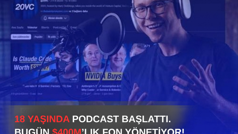 18 Yaşında Podcast Başlattı, Bugün 400 Milyon Dolarlık Fon Yönetiyor