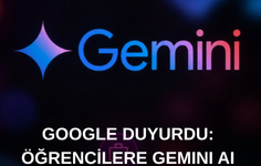 Google Duyurdu: Üniversite Öğrencilerine Gemini 1 Yıl Ücretsiz