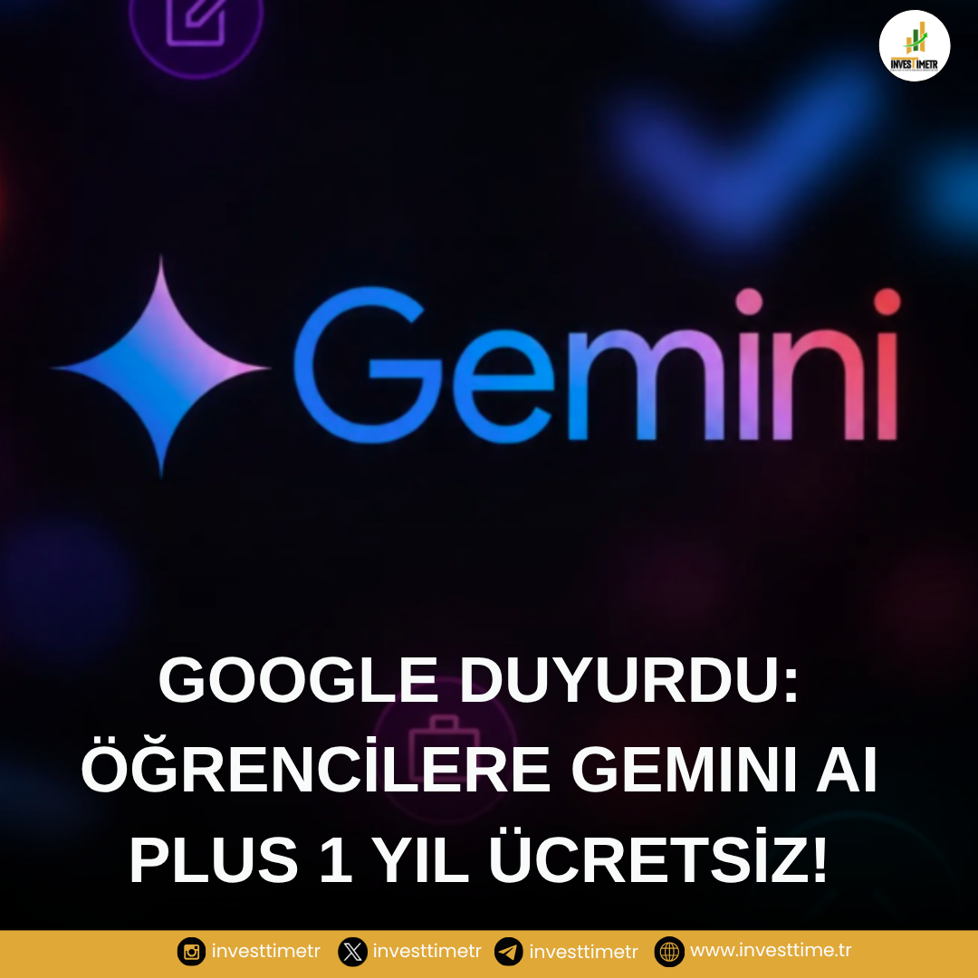 Google Duyurdu: Üniversite Öğrencilerine Gemini 1 Yıl Ücretsiz